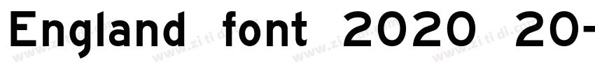 England font 2020 20字体转换
